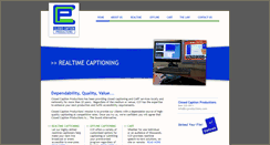 Desktop Screenshot of ccproductions.com