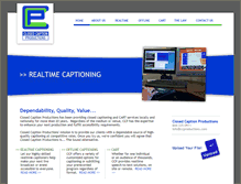 Tablet Screenshot of ccproductions.com